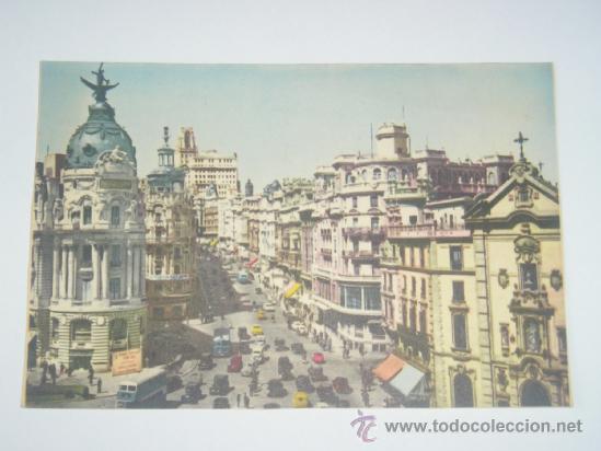 Postales: POSTAL ANTIGUA COLOREADA DE MADRID. - Foto 1