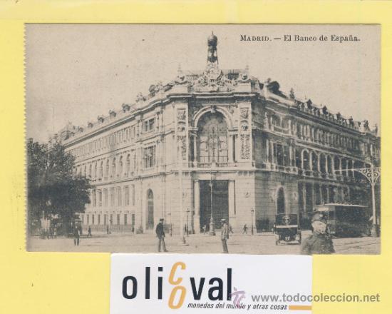 Postales: POSTAL-MADRID-EL BANCO DE ESPA&Ntilde;A -TRANVIA-TAXI-GUARDIA - VESTUARIO- A&Ntilde;OS 30-ED .J.ROIG -P-01994