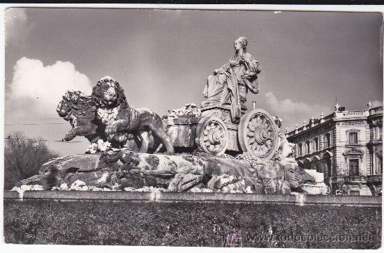 Postales: Madrid n&ordm; 33 La Cibeles (escrita) - Foto 1