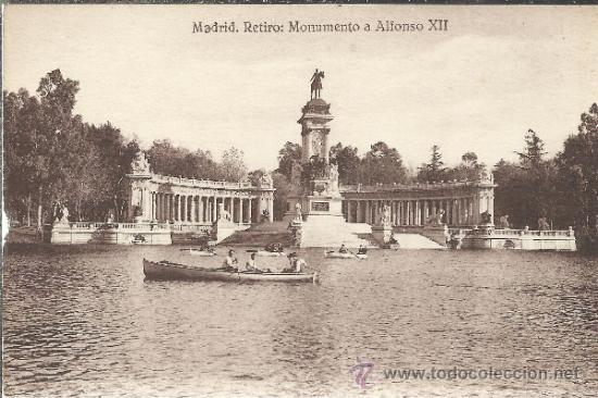 Postales: MADRID RETIRO SIN ESCRIBIR - Foto 1