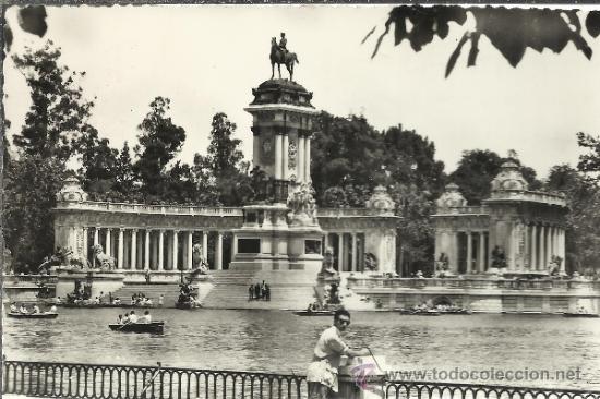 Postales: MADRID RETIRO ESCRITA - Foto 1