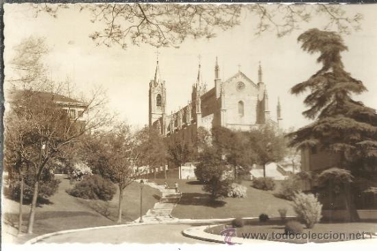 Postales: MADRID IGLESIA DE LOS JERONIMOS ESCRITA - Foto 1