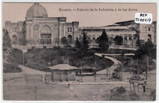 Postales: POSTAL MADRID. Palacio de la Industria y de las Artes - Foto 1