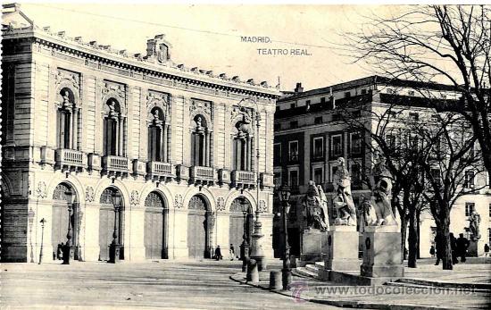 Postales: MADRID, TEATRO REAL - Foto 1
