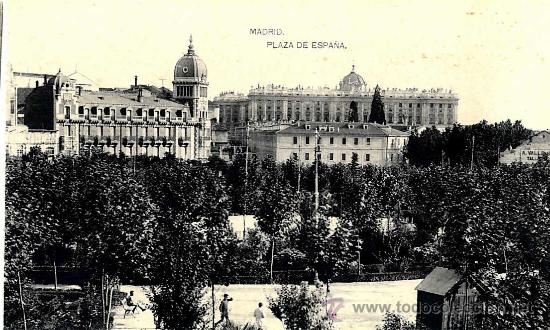 Postales: MADRID, PLAZA DE ESPA&Ntilde;A - Foto 1