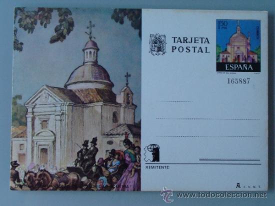 Postais: POSTAL DE MADRID. AÑOS 70. ERMITA DE SAN ANTONIO DE LA FLORIDA, ROMERIA. 1635.