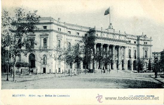 Postales: Madrid. Bolsa de Comercio. Fot. Laurent - Foto 1
