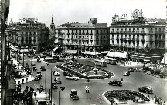 Postales: Madrid. Puerta del Sol - Foto 1