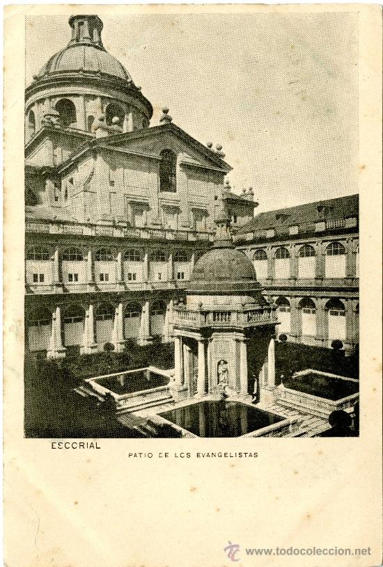 Postais: Escorial. Patio de los evangelistas