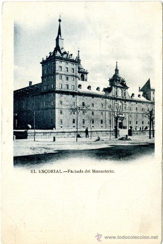 Postais: El Escorial. Fahada del Monasterio
