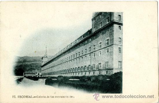 Postales: El Escorial. Galer&iacute;a de los convalecientes