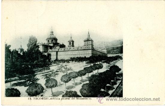 Postales: El Escorial. Vista general del Monasterio - Foto 1