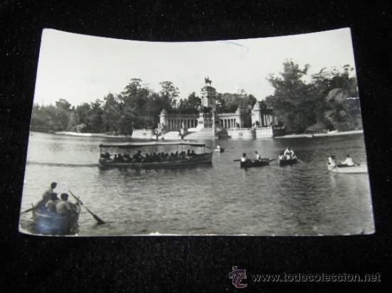 Postales: MADRID - ESTANQUE DEL RETIRO - Foto 1