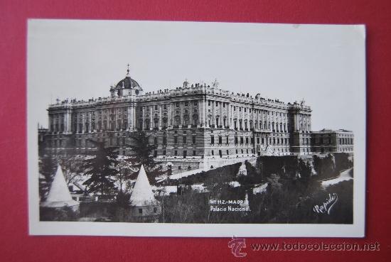 Postales: POSTAL DE MADRID:PALACIO NACIONAL - Foto 1