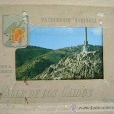 Postales: BLOQUE 10 POSTALES VALLE DE LOS CAÍDOS (SANTA CRUZ DEL), DE PATRIMONIO NACIONAL. TIPO ACORDEÓN, 2002