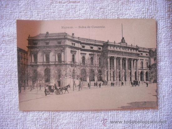 Postales: BOLSA DE COMERCIO MADRID - Foto 1