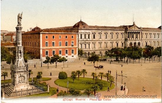 Postales: Madrid. Plaza de Col&oacute;n - Foto 1