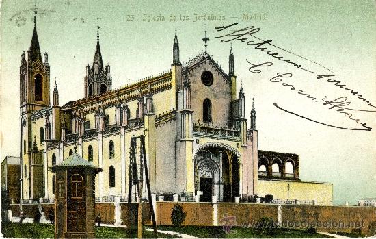 Postales: Madrid. Iglesia de los Jer&oacute;nimos - Foto 1