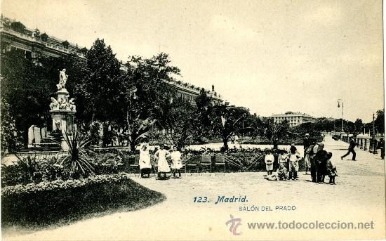 Postales: Madrid. sal&oacute;n del Prado - Foto 1