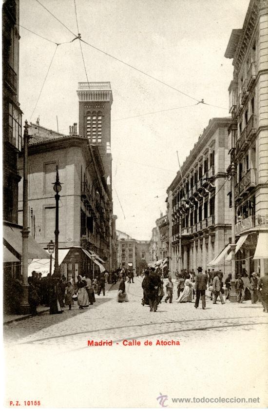Postales: Madrid. Calle de Atocha - Foto 1