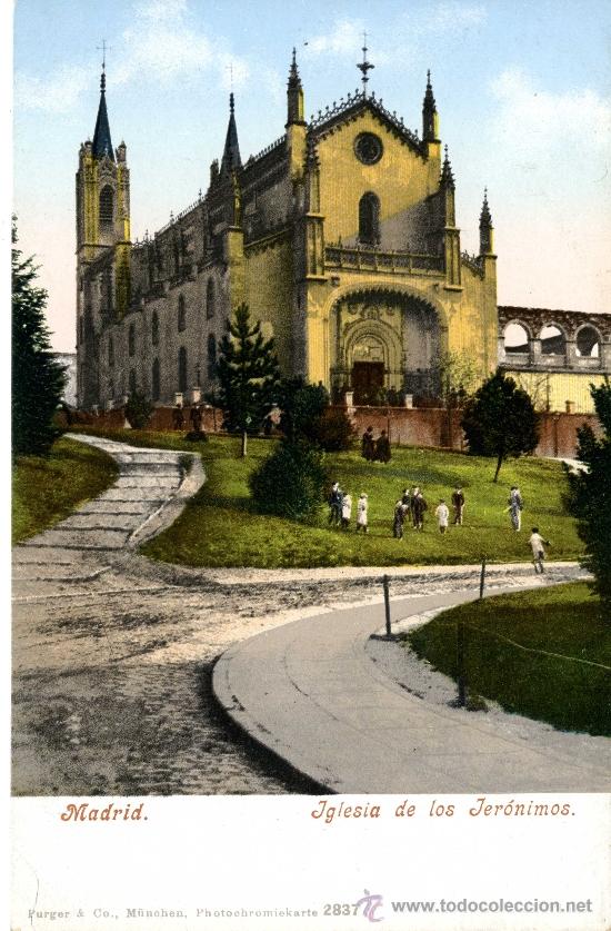 Postales: Madrid. Iglesia de los Jer&oacute;nimos - Foto 1