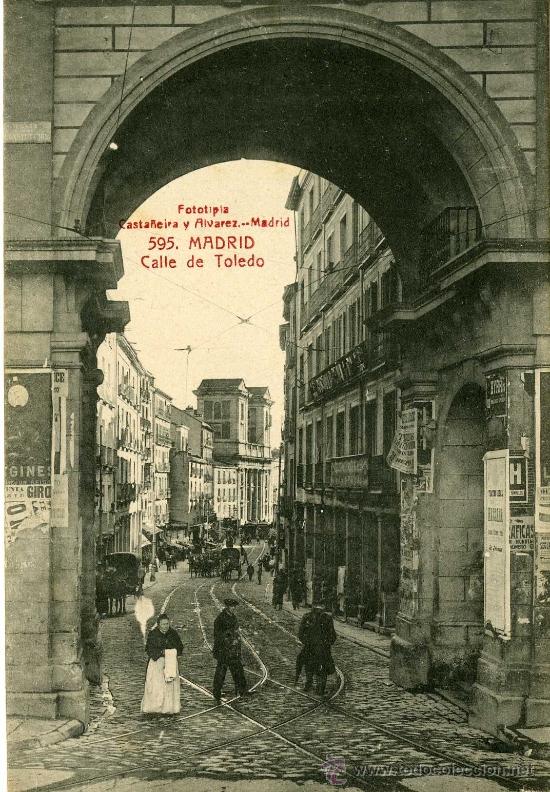 Postales: Madrid. Calle de Toledo. - Foto 1