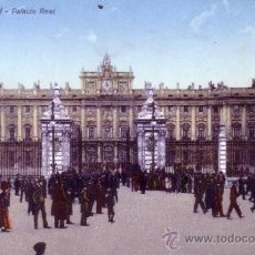 Postales: POSTAL 301 MADRID - PALACIO REAL - MUY AMBIENTADA - COLOREADA. Lote 39299823
