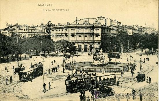 Postales: Madrid. Plaza de Castelar - Foto 1