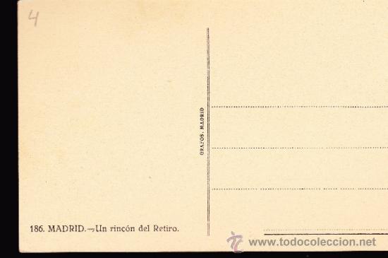 Postales: UN RINC&Oacute;N DEL RETIRO MADRID - Foto 2