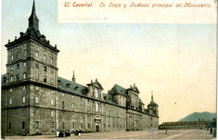 Cartes Postales: El Escorial. La Lonja y fachada principal del monasterio