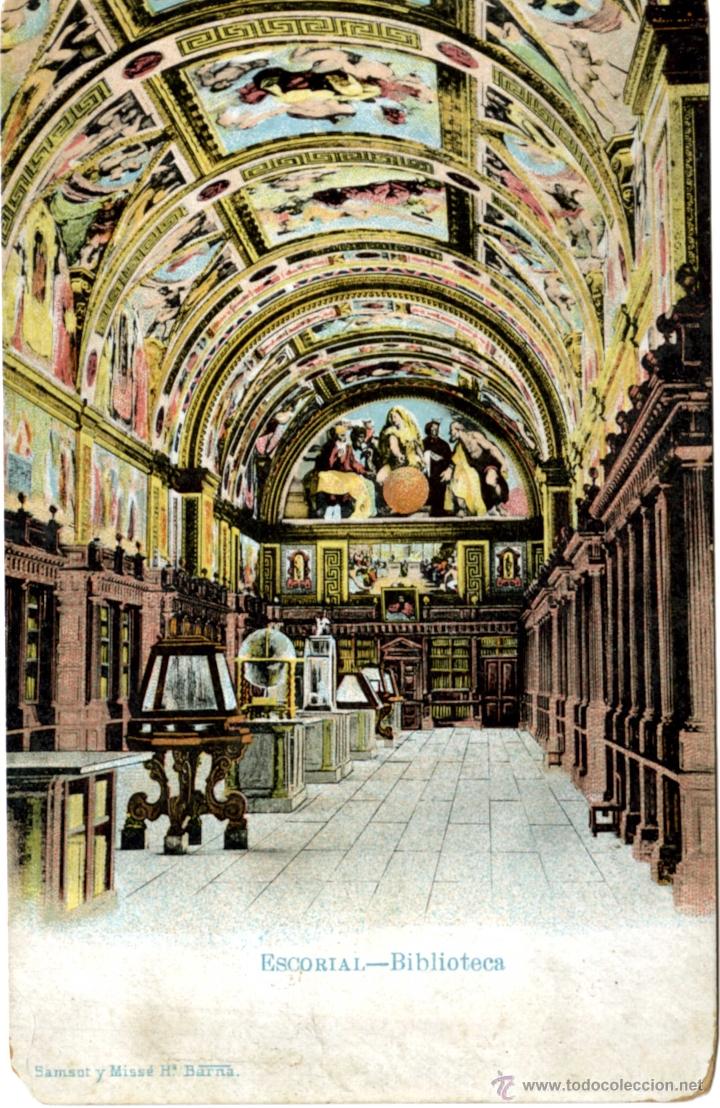 Cartes Postales: El Escorial. Monasterio. La Biblioteca