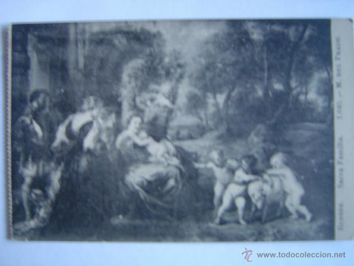Postales: POSTAL DEL MUSEO DEL PRADO.- SACRA FAMILIA- RUBENS- 1.640.