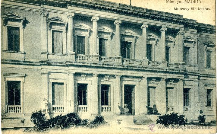 Postales: Madrid. Museos y Bibliotecas - Foto 1