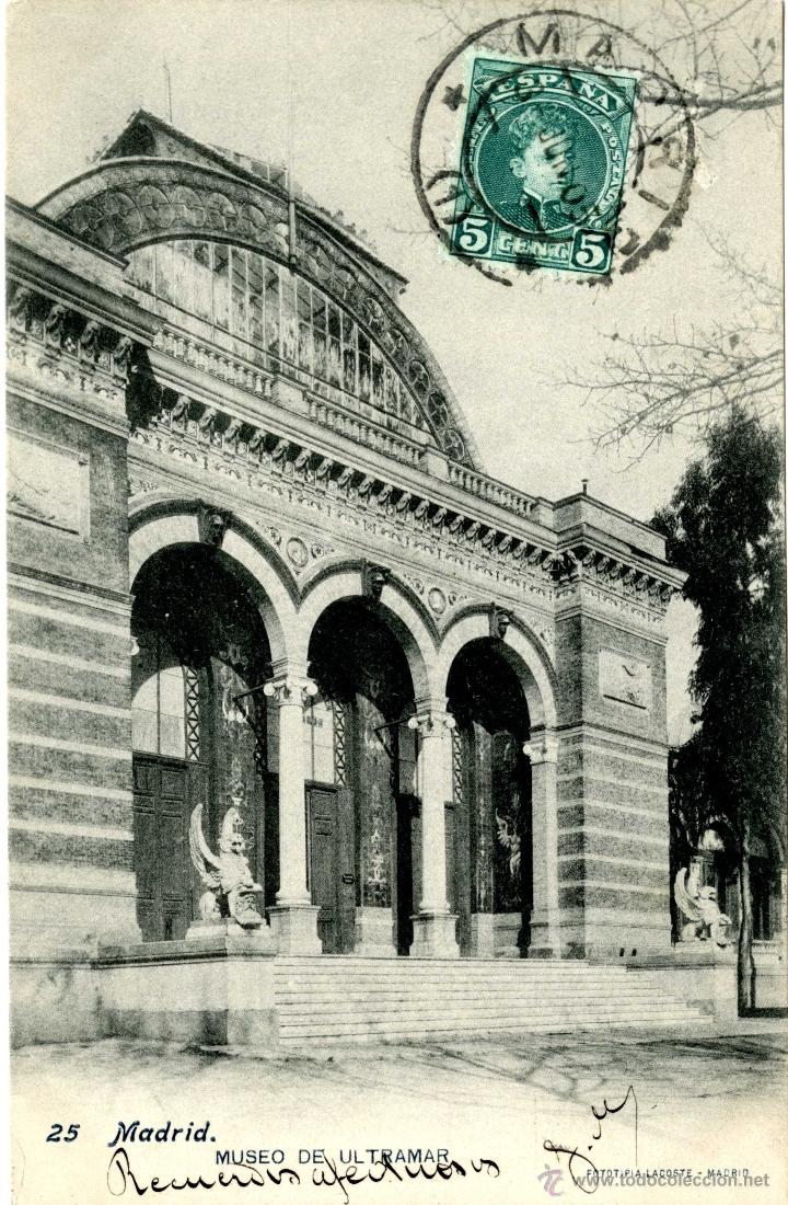 Postales: Madrid. Retiro. Museo de Ultramar - Foto 1