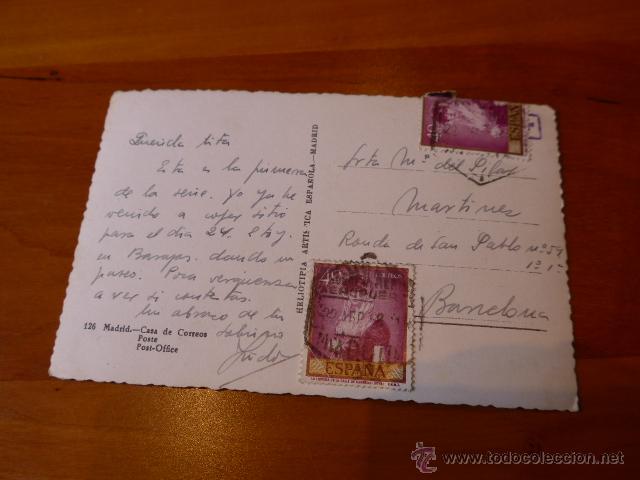 Postales: antigua postal de Madrid, circulada - Foto 2