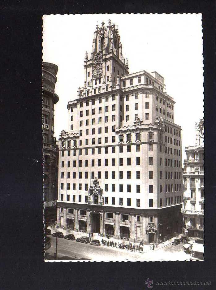 Postales: Madrid. Palacio de la Telef&oacute;nica. No circulada - Foto 1