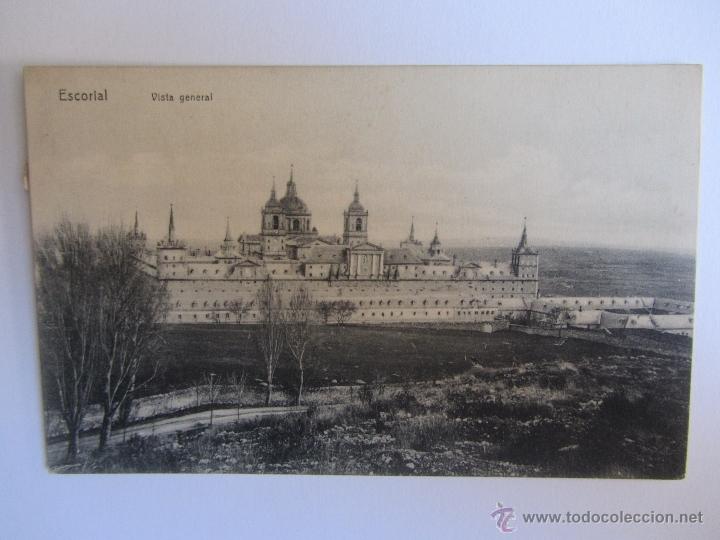 Postcards: Postal antigua de El Escorial. Vista general. Circulada.