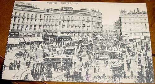 Postales: ANTIGUA POSTAL MADRID - PUERTA DEL SOL - SIN CIRCULAR. - Foto 1