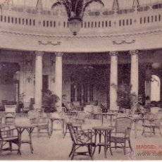 Postales: MADRID - PALACE HOTEL - JARDIN DE INVIERNO - ED. TIPOLITOGRAFIA RAOUL PEANT - CIRCULADA EN 1912. Lote 40323072