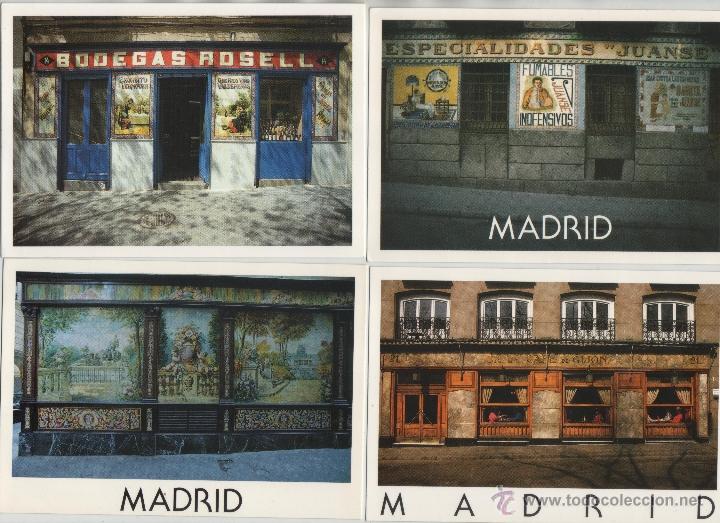 Postales: 9 POSTALES DE COMERCIOS DE MADRID EDICIONES 7 - Foto 2