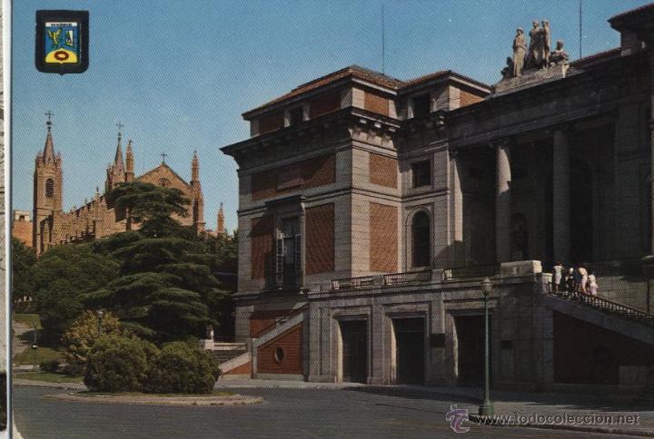Postales: Postal Madrid . Museo del Prado y Los Jer&oacute;nimos - Foto 1