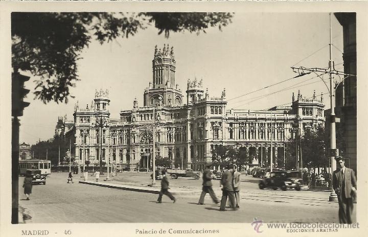 Postales: MADRID PALACIO COMUNICACIONES SIN ESCRIBIR - Foto 1
