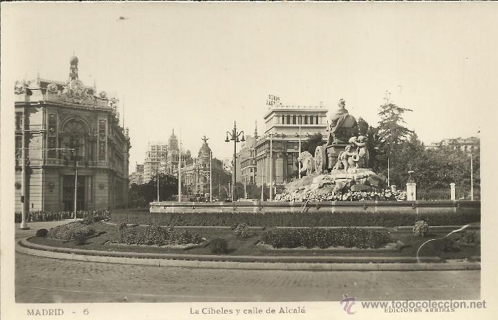 Postales: MADRID CIBELES SIN ESCRIBIR - Foto 1