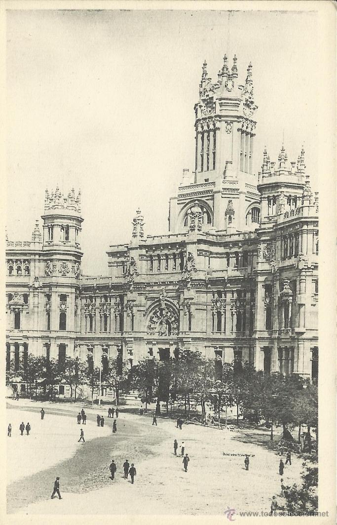 Postales: MADRID PALACIO COMUNICACIONES SIN ESCRIBIR - Foto 1