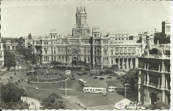 Postales: MADRID PALACIO COMUNICACIONES ESCRITA - Foto 1