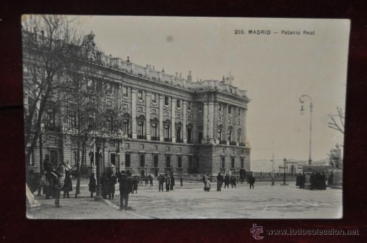 Postales: ANTIGUA POSTAL DEL PALACIO REAL DE MADRID. SIN CIRCULAR - Foto 1