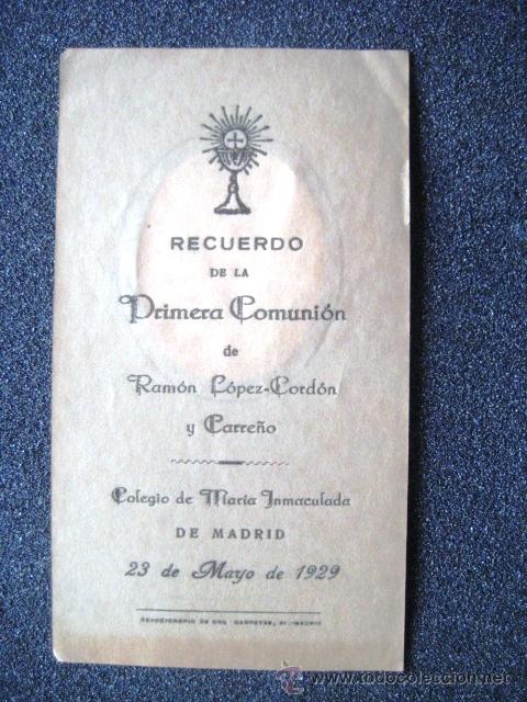 Postales: RECUERDO DE LA PRIMERA COMUNION. MADRID 1929. ENVIO GRATIS&iexcl;&iexcl;&iexcl; - Foto 2