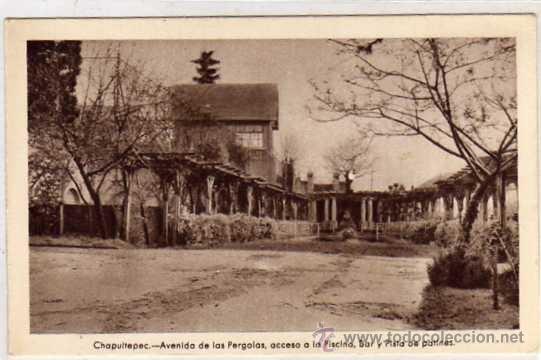 Postales: CHAPULTEPEC, AV. P&Eacute;RGOLAS.CERCEDILLA, HOTEL. Hauser y Menet Madrid. Sin circular. - Foto 1