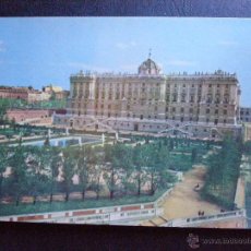 Postales: ANTIGUA POSTAL - PALACIO REAL Y JARDINES DE SABATINI - MADRID - E. P. ROSETTE - SIN ESCRIBIR -