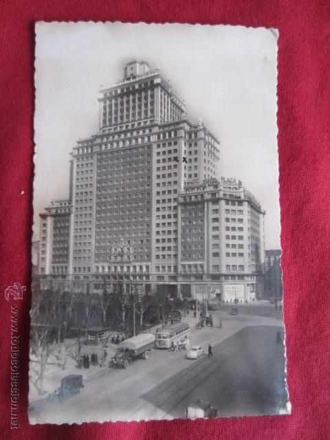Postales: MADRID -EDIFICIO ESPA&Ntilde;A - Foto 1